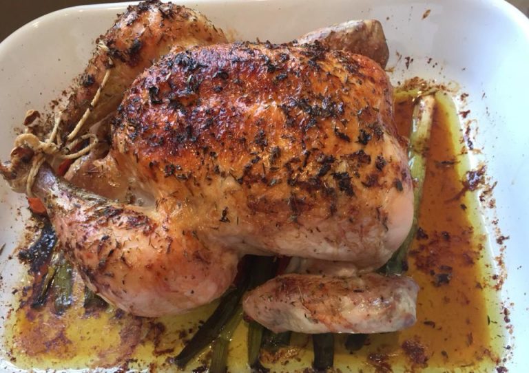 Uncomplicated Roasted Chicken