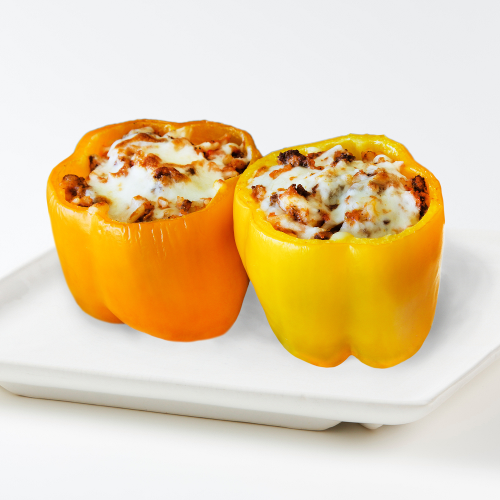 Stuffed peppers with meatballs recipe